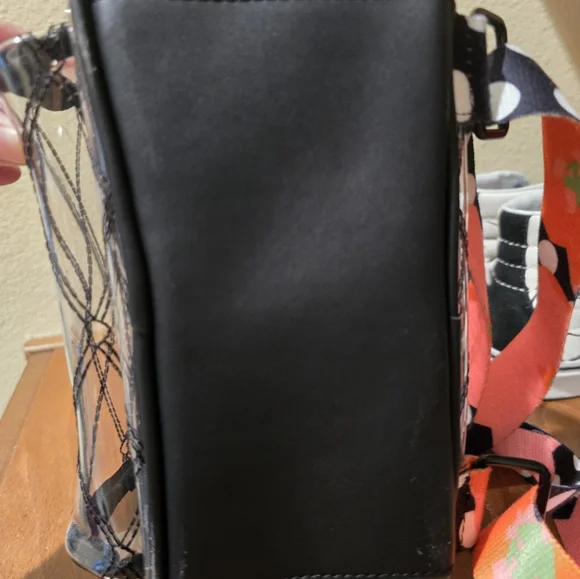 XOXO Betsy Clear Black Mini Backpack - Picture 6 of 6